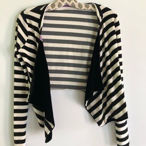 Handmade Cropped Stretch Velour Jacket